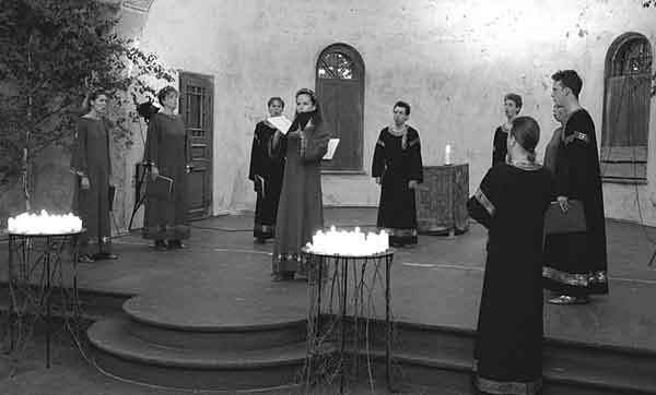 Ortodox Singers igeusu kirikus