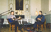 V Suure-Jaani Kesksuve Muusikafestival Riho Sibul ja Robert Jürjendal kirikus